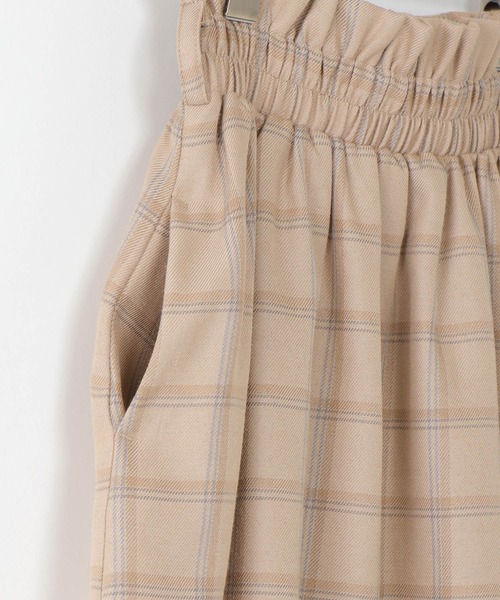 ikka（イッカ）の「【キッズ】チェックベルト付きフレアスカート（100~160cm）（スカート・キッズ・グレー/ベージュ・100/110/120/130/140/150/160）」の7枚目の写真