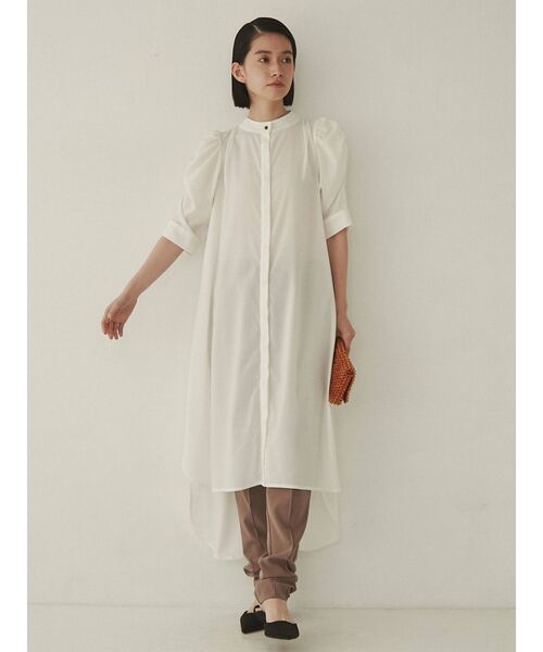 COTORICA（コトリカ）の「【THE DAYZ TOKYO】パワショルシャツワンピース（ワンピース・レディース・ピンク/オフホワイト/ブラック・MEDIUM/SMALL）」の12枚目の写真