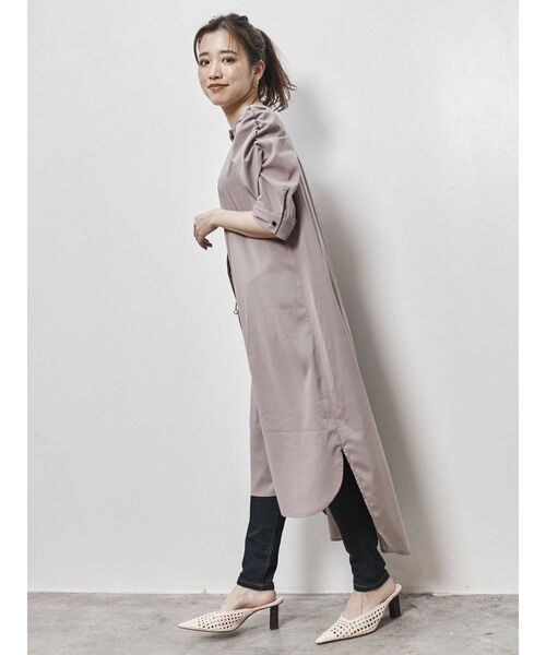 COTORICA（コトリカ）の「【THE DAYZ TOKYO】パワショルシャツワンピース（ワンピース・レディース・ピンク/オフホワイト/ブラック・MEDIUM/SMALL）」の21枚目の写真