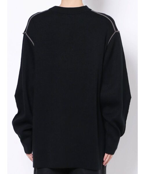 EMODA(エモダ)の「アップネックボックスニット(ニット/セーター・レディース・ブラック/カーキ/オレンジ・FREE)」の14枚目の写真