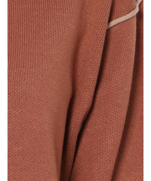 EMODA(エモダ)の「アップネックボックスニット(ニット/セーター・レディース・ブラック/カーキ/オレンジ・FREE)」の19枚目の写真
