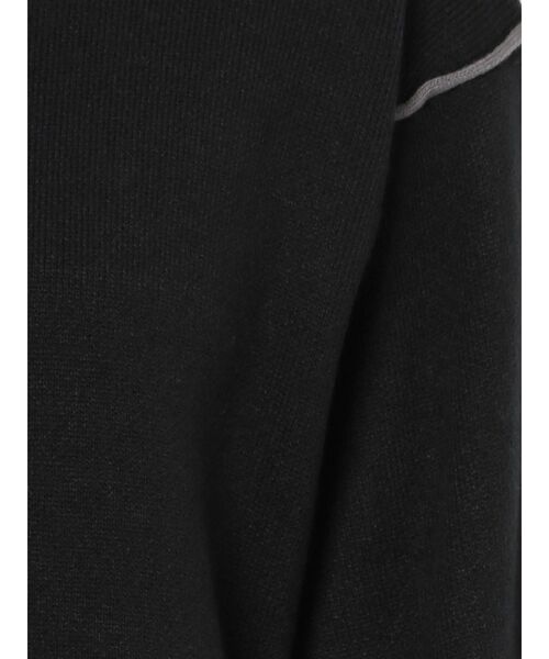 EMODA(エモダ)の「アップネックボックスニット(ニット/セーター・レディース・ブラック/カーキ/オレンジ・FREE)」の21枚目の写真