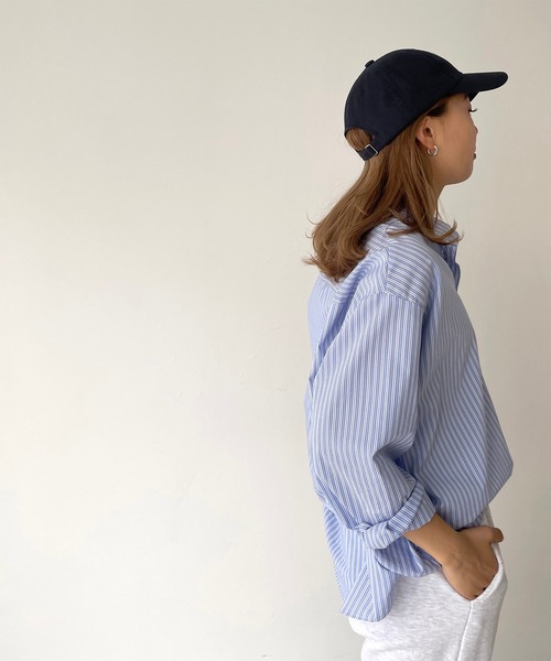 CANAL JEAN（キャナルジーン）の「キャップ（キャップ・レディース・ネイビー・ONE SIZE）」の9枚目の写真