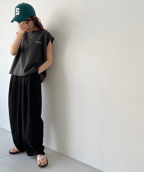 CANAL JEAN（キャナルジーン）の「キャップ（キャップ・レディース・ネイビー・ONE SIZE）」の3枚目の写真