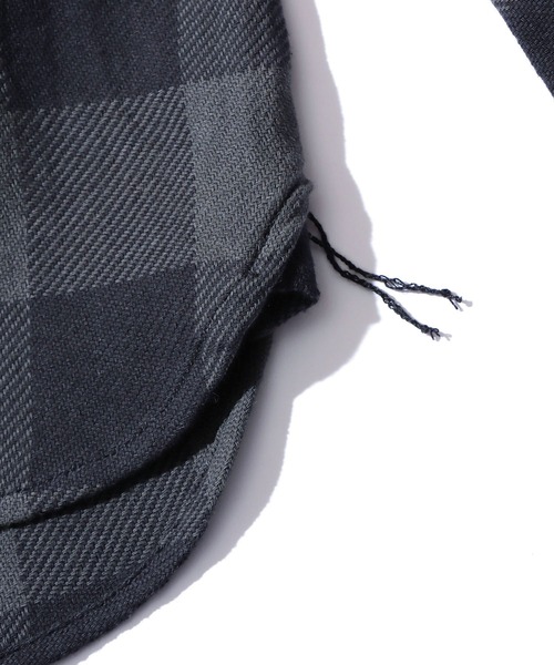 FIVE BROTHER（ファイブブラザー）の「FIVE BROTHER/ファイブブラザー HEAVY FLANNEL HALF ZIP SHIRT ハーフジップ ヘビーフランネル チェック フランネルシャツ（シャツ/ブラウス・メンズ・ブラウン/グリーン/ブラック系その他/レッド/ブルー/ブラック/マスタード・L/XL/M）」の19枚目の写真