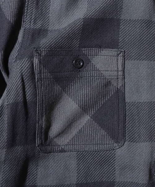 FIVE BROTHER（ファイブブラザー）の「FIVE BROTHER/ファイブブラザー HEAVY FLANNEL HALF ZIP SHIRT ハーフジップ ヘビーフランネル チェック フランネルシャツ（シャツ/ブラウス・メンズ・ブラウン/グリーン/ブラック系その他/レッド/ブルー/ブラック/マスタード・L/XL/M）」の18枚目の写真