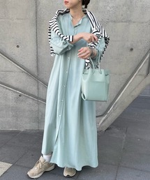 SHENERY | バックオープンシャツワンピース(ワンピース)