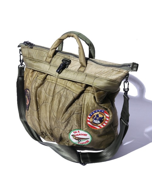 Made In Occupied Japan メイドインオキュパイドジャパン Helmet Bag リメイク キルティング ワッペン 一点物 米軍
