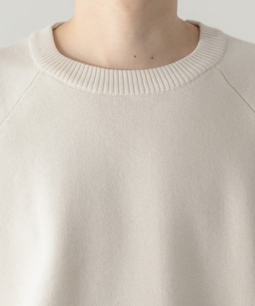 epnok（エプノック）の「ミラノリブクルーネックルーズニット（ニット/セーター・メンズ・チャコールグレー/アイボリー/グレイッシュブルー・SMALL/MEDIUM/LARGE）」の20枚目の写真