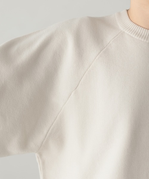 epnok（エプノック）の「ミラノリブクルーネックルーズニット（ニット/セーター・メンズ・チャコールグレー/アイボリー/グレイッシュブルー・SMALL/MEDIUM/LARGE）」の22枚目の写真