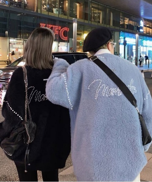 MAMC（エムエーエムシー）の「MAMC-パールカーディガン（カーディガン/ボレロ・メンズ・ライトブルー/ブラック・M/L）」の15枚目の写真