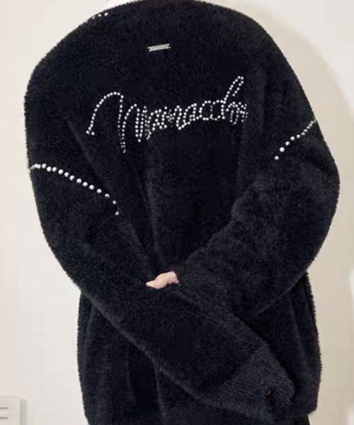 MAMC（エムエーエムシー）の「MAMC-パールカーディガン（カーディガン/ボレロ・メンズ・ライトブルー/ブラック・M/L）」の14枚目の写真