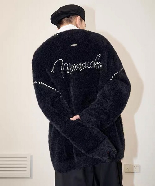 MAMC（エムエーエムシー）の「MAMC-パールカーディガン（カーディガン/ボレロ・メンズ・ライトブルー/ブラック・M/L）」の11枚目の写真