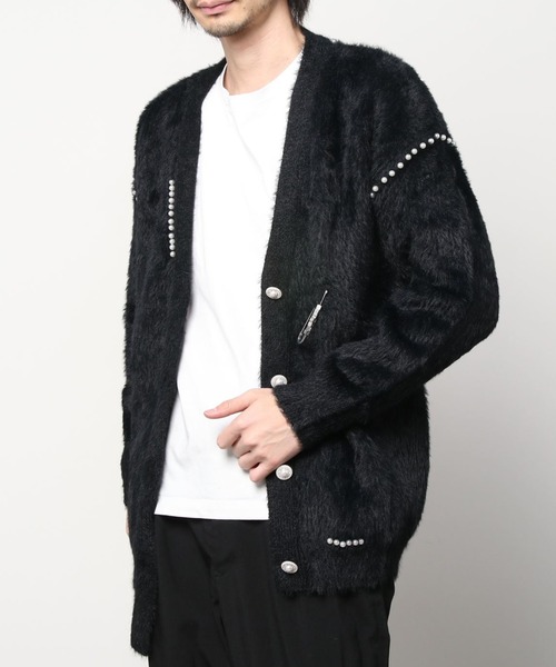 MAMC（エムエーエムシー）の「MAMC-パールカーディガン（カーディガン/ボレロ・メンズ・ライトブルー/ブラック・M/L）」の17枚目の写真