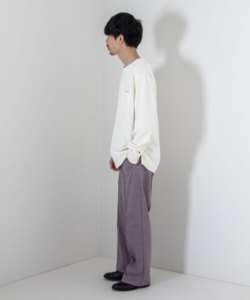 GLOSTER（グロスター）の「【GLOSTER/グロスター】ジャガードトラックパンツ フレアパンツ（その他パンツ・メンズ・グレー系その他/レッド系その他・MEDIUM/LARGE）」の8枚目の写真