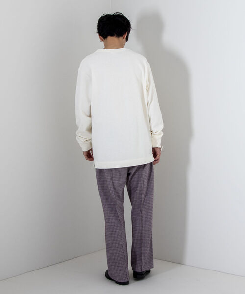 GLOSTER（グロスター）の「【GLOSTER/グロスター】ジャガードトラックパンツ フレアパンツ（その他パンツ・メンズ・グレー系その他/レッド系その他・MEDIUM/LARGE）」の9枚目の写真