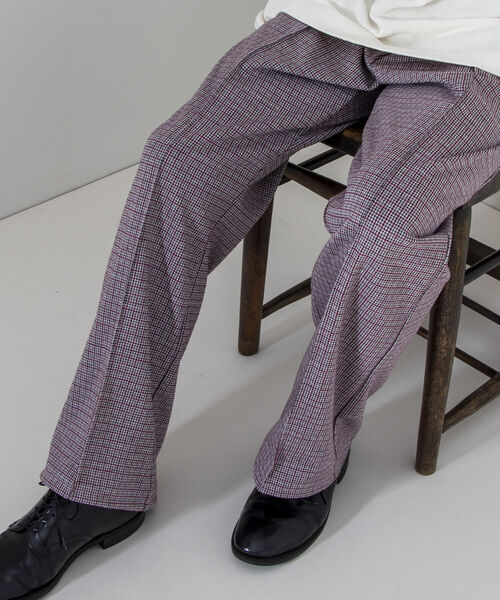 GLOSTER（グロスター）の「【GLOSTER/グロスター】ジャガードトラックパンツ フレアパンツ（その他パンツ・メンズ・グレー系その他/レッド系その他・MEDIUM/LARGE）」の14枚目の写真