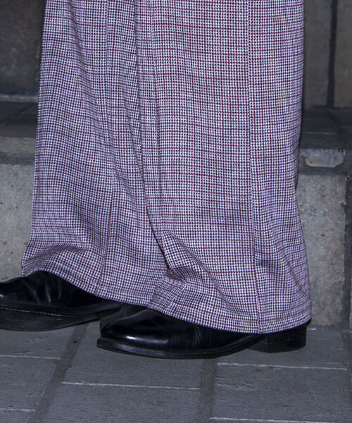 GLOSTER（グロスター）の「【GLOSTER/グロスター】ジャガードトラックパンツ フレアパンツ（その他パンツ・メンズ・グレー系その他/レッド系その他・MEDIUM/LARGE）」の19枚目の写真