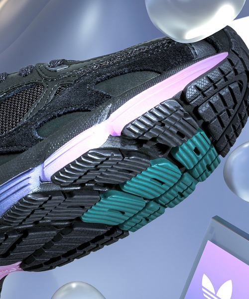 adidas(アディダス)の「アディダス アスター / adidas ASTIR W / 厚底スニーカー / アディダスオリジナルス(レディース)(スニーカー・レディース・ブラック×パープル・23.5cm/23.0cm/24.0cm/24.5cm)」の9枚目の写真