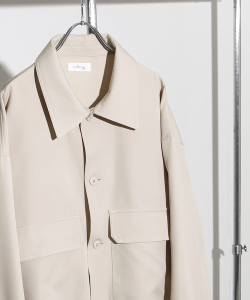 NILWAY（ニルウェイ）の「ワイドスリーブ スプリングショートブルゾン（ブルゾン・メンズ・ブラック/グリーン/チャコール/ホワイト系・MEDIUM/LARGE）」の12枚目の写真