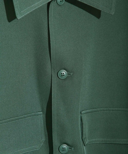 NILWAY（ニルウェイ）の「ワイドスリーブ スプリングショートブルゾン（ブルゾン・メンズ・ブラック/グリーン/チャコール/ホワイト系・MEDIUM/LARGE）」の6枚目の写真