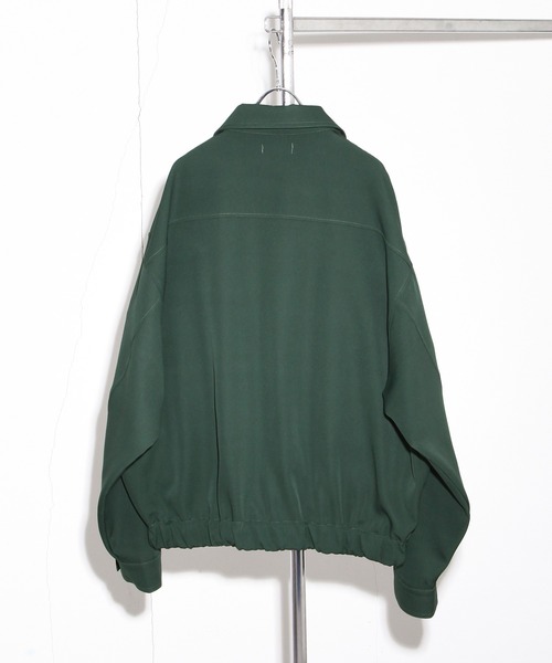 NILWAY（ニルウェイ）の「ワイドスリーブ スプリングショートブルゾン（ブルゾン・メンズ・ブラック/グリーン/チャコール/ホワイト系・MEDIUM/LARGE）」の9枚目の写真
