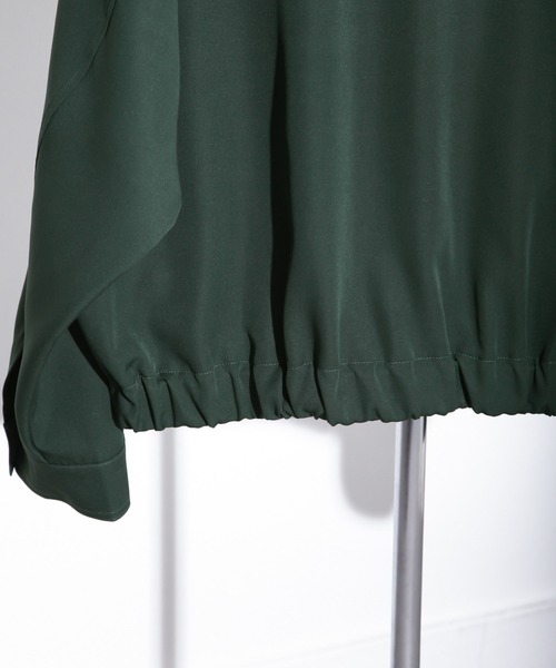 NILWAY（ニルウェイ）の「ワイドスリーブ スプリングショートブルゾン（ブルゾン・メンズ・ブラック/グリーン/チャコール/ホワイト系・MEDIUM/LARGE）」の11枚目の写真