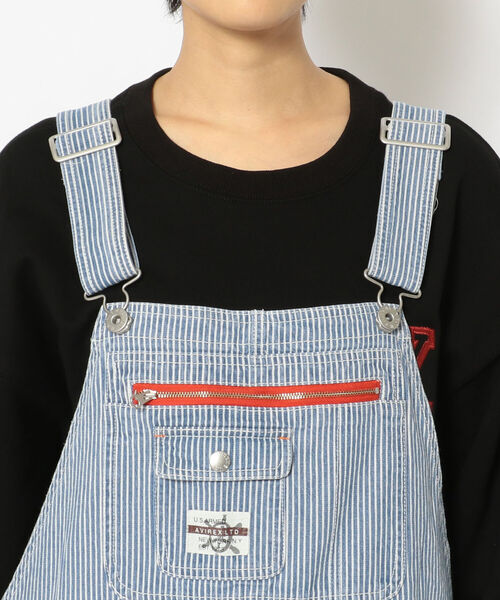 AVIREX（アヴィレックス）の「【Women's】SH  ヒッコリー オーバーオール / HICKORY OVERALL / アヴィレックス / AVIREX（サロペット/オーバーオール・レディース・その他・MEDIUM/LARGE）」の4枚目の写真