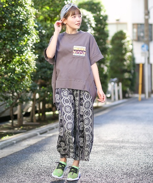 チチカカ（チチカカ）の「ペイズリー×チュールヘアバンド（ヘアバンド・レディース・ネイビー/オレンジ/グリーン・FREE）」の21枚目の写真