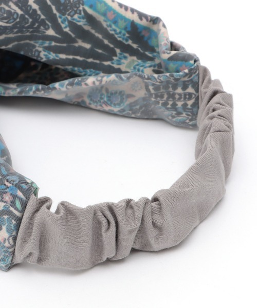 チチカカ（チチカカ）の「ペイズリー×チュールヘアバンド（ヘアバンド・レディース・ネイビー/オレンジ/グリーン・FREE）」の5枚目の写真