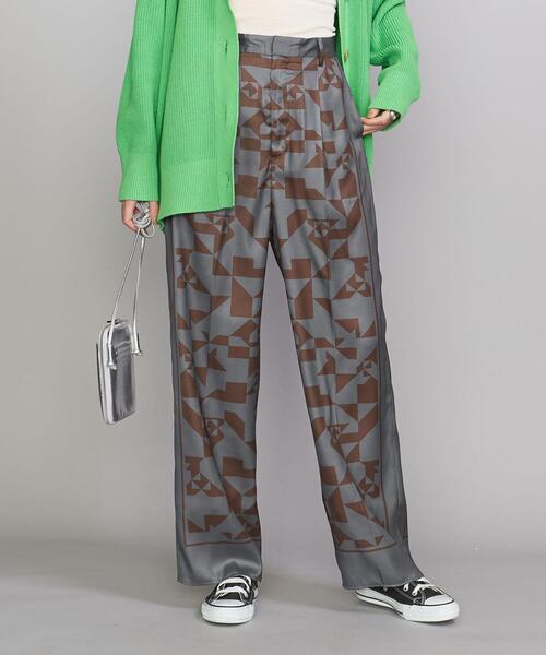 BEAUTY&YOUTH UNITED ARROWS（ビューティーアンドユースユナイテッドアローズ）の「BY スカーフプリント パンツ◆（その他パンツ・レディース・グレー/ケリー・S/M）」の9枚目の写真