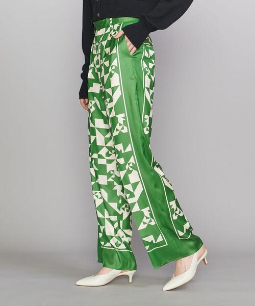 BEAUTY&YOUTH UNITED ARROWS（ビューティーアンドユースユナイテッドアローズ）の「BY スカーフプリント パンツ◆（その他パンツ・レディース・グレー/ケリー・S/M）」の12枚目の写真