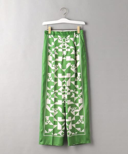 BEAUTY&YOUTH UNITED ARROWS（ビューティーアンドユースユナイテッドアローズ）の「BY スカーフプリント パンツ◆（その他パンツ・レディース・グレー/ケリー・S/M）」の14枚目の写真