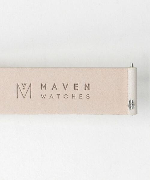 Mavenwatches(マベンウォッチズ)の「<MAVEN WATCHES>34mm交換用レザーベルト/ピンクゴールドカラー2(アナログ腕時計・レディース・ブラック/ベージュ/オフホワイト・FREE)」の8枚目の写真