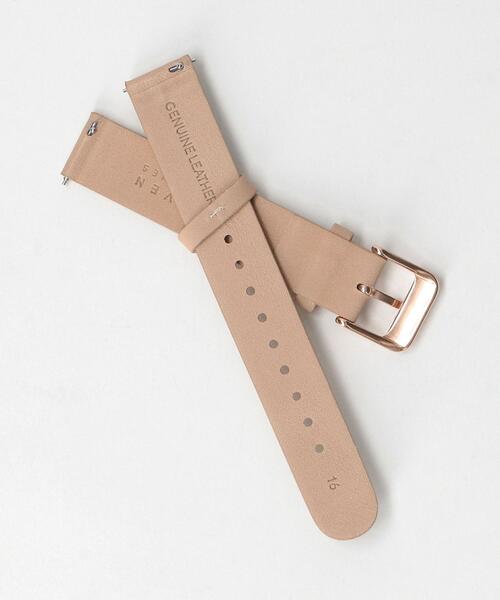 Mavenwatches(マベンウォッチズ)の「<MAVEN WATCHES>34mm交換用レザーベルト/ピンクゴールドカラー2(アナログ腕時計・レディース・ブラック/ベージュ/オフホワイト・FREE)」の15枚目の写真