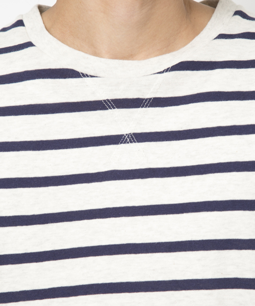 SILAS(サイラス)の「L/S BORDER TOP(Tシャツ/カットソー・メンズ・ホワイト/アッシュ・SMALL/MEDIUM/LARGE)」の6枚目の写真