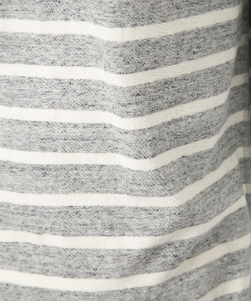 SILAS(サイラス)の「L/S BORDER TOP(Tシャツ/カットソー・メンズ・ホワイト/アッシュ・SMALL/MEDIUM/LARGE)」の9枚目の写真