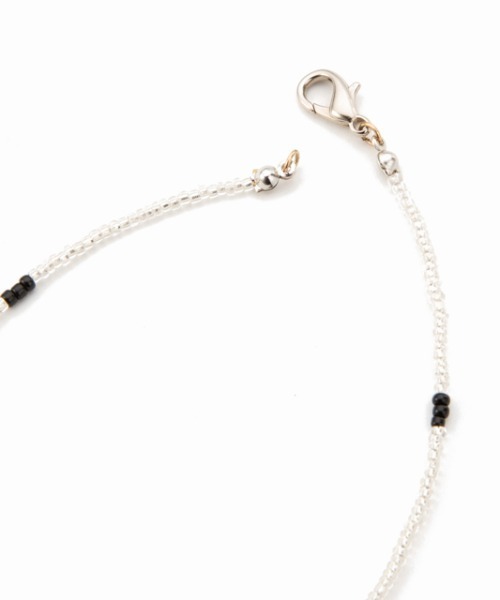 Casselini（キャセリーニ）の「Casselini(キャセリーニ)天然石ハートネックレス（ネックレス・レディース・パープル/グリーン/ブラック/ブラウン・FREE）」の5枚目の写真