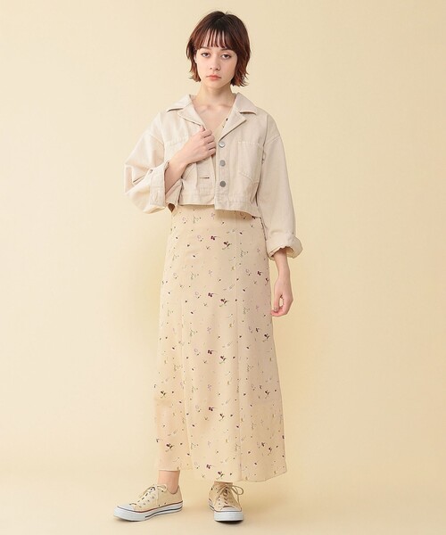 DEICY(デイシー)の「ショートデニムジャケット(デニムジャケット・レディース・アイボリー/ピンクベージュ・FREE)」の16枚目の写真
