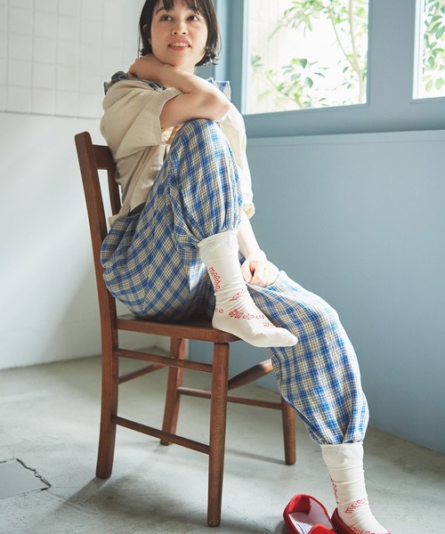 bulle de savon(ビュルデサボン)の「meemee chang sox(ソックス/靴下・レディース・ブラック/ホワイト・FREE)」の6枚目の写真