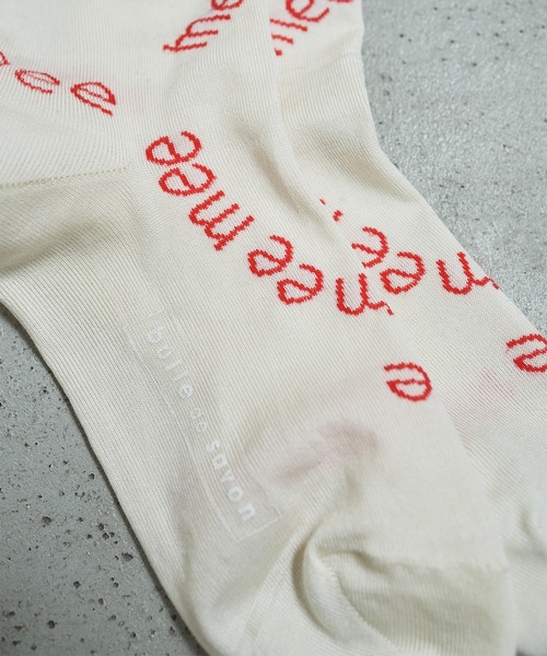 bulle de savon(ビュルデサボン)の「meemee chang sox(ソックス/靴下・レディース・ブラック/ホワイト・FREE)」の13枚目の写真