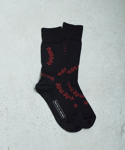 bulle de savon(ビュルデサボン)の「meemee chang sox(ソックス/靴下・レディース・ブラック/ホワイト・FREE)」の14枚目の写真