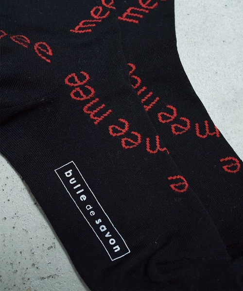 bulle de savon(ビュルデサボン)の「meemee chang sox(ソックス/靴下・レディース・ブラック/ホワイト・FREE)」の15枚目の写真