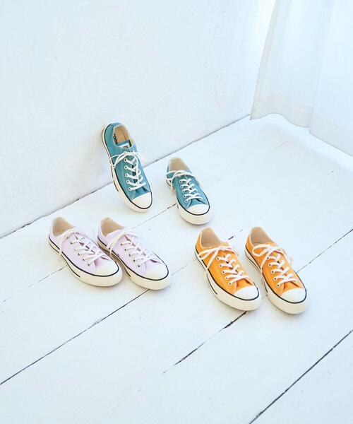 CONVERSE（コンバース）の「【ウィメンズ】CONVERSE（コンバース）ALL STAR BURNTCOLORS OX/オールスター バーントカラーズ オックス（スニーカー・レディース・イエロー/ライトブルー/ライラック・23.5cm/24.5cm/24cm）」の21枚目の写真