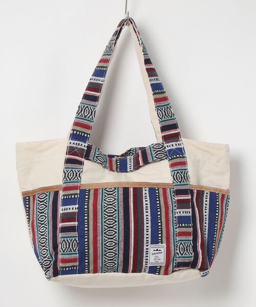 チャイハネ（チャイハネ）の「【チャイハネ】パハルトートバッグ（トートバッグ・メンズ・ホワイト/ネイビー/ブラウン/レッド/ブルー・FREE）」の17枚目の写真