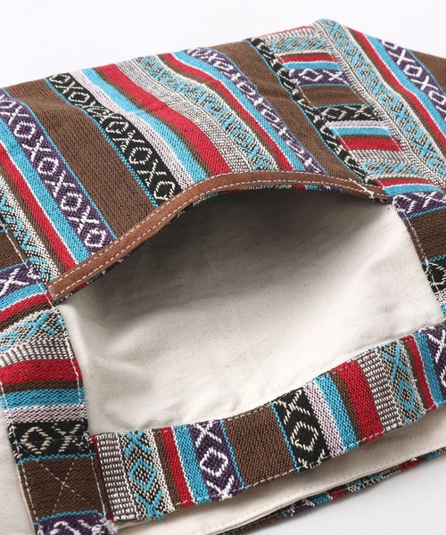 チャイハネ（チャイハネ）の「【チャイハネ】パハルトートバッグ（トートバッグ・メンズ・ホワイト/ネイビー/ブラウン/レッド/ブルー・FREE）」の14枚目の写真