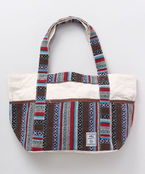 チャイハネ（チャイハネ）の「【チャイハネ】パハルトートバッグ（トートバッグ・メンズ・ホワイト/ネイビー/ブラウン/レッド/ブルー・FREE）」の18枚目の写真