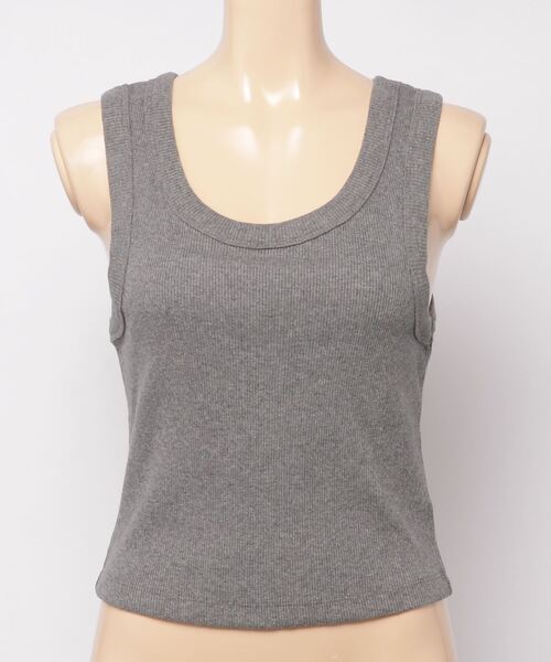 GAP（ギャップ）の「リブ編み クロップド タンクトップ（タンクトップ・レディース・ホワイト/ブラック/ネイビー/グレー/その他/ブルー/コーラル/イエロー・S/M/L/XL/XS/XXS）」の13枚目の写真