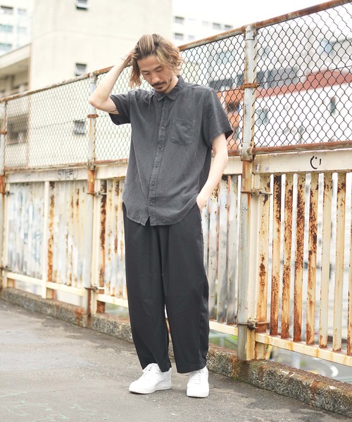 RVCA(ルーカ)の「【直営店限定】RVCA メンズ PTC WOVEN SS ショートスリーブシャツ【2022年春夏モデル】/ルーカ半袖シャツ(シャツ/ブラウス・メンズ・ロイヤルブルー/ブラック・SMALL/MEDIUM/LARGE)」の5枚目の写真