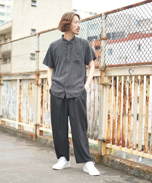 RVCA(ルーカ)の「【直営店限定】RVCA メンズ PTC WOVEN SS ショートスリーブシャツ【2022年春夏モデル】/ルーカ半袖シャツ(シャツ/ブラウス・メンズ・ロイヤルブルー/ブラック・SMALL/MEDIUM/LARGE)」の6枚目の写真